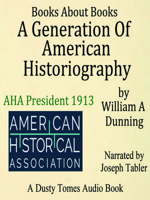 cover image of A Generation of American Historiography